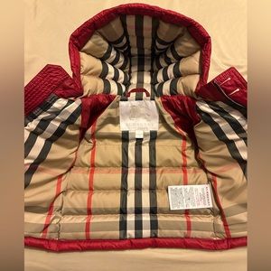 Burberry Baby Unisex Puffer Coat